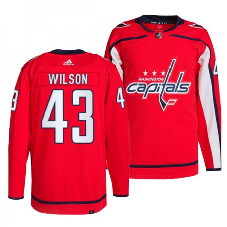 Washington Capitals Trikot Tom Wilson 43 Adidas Rot Authentic - Herren